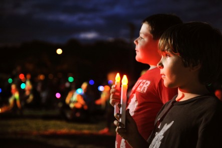 A photo taken at Carols by Candlelight at the Mudgee Showground. Photo by Amber Hooper.