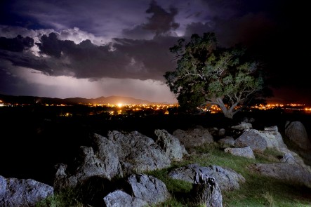 Approaching Storm, view from Old Saleyards hill, Mudgee. Photo by Amber Hooper.